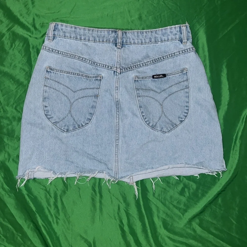 Rollas Denim Blue Mini Skirt size 30